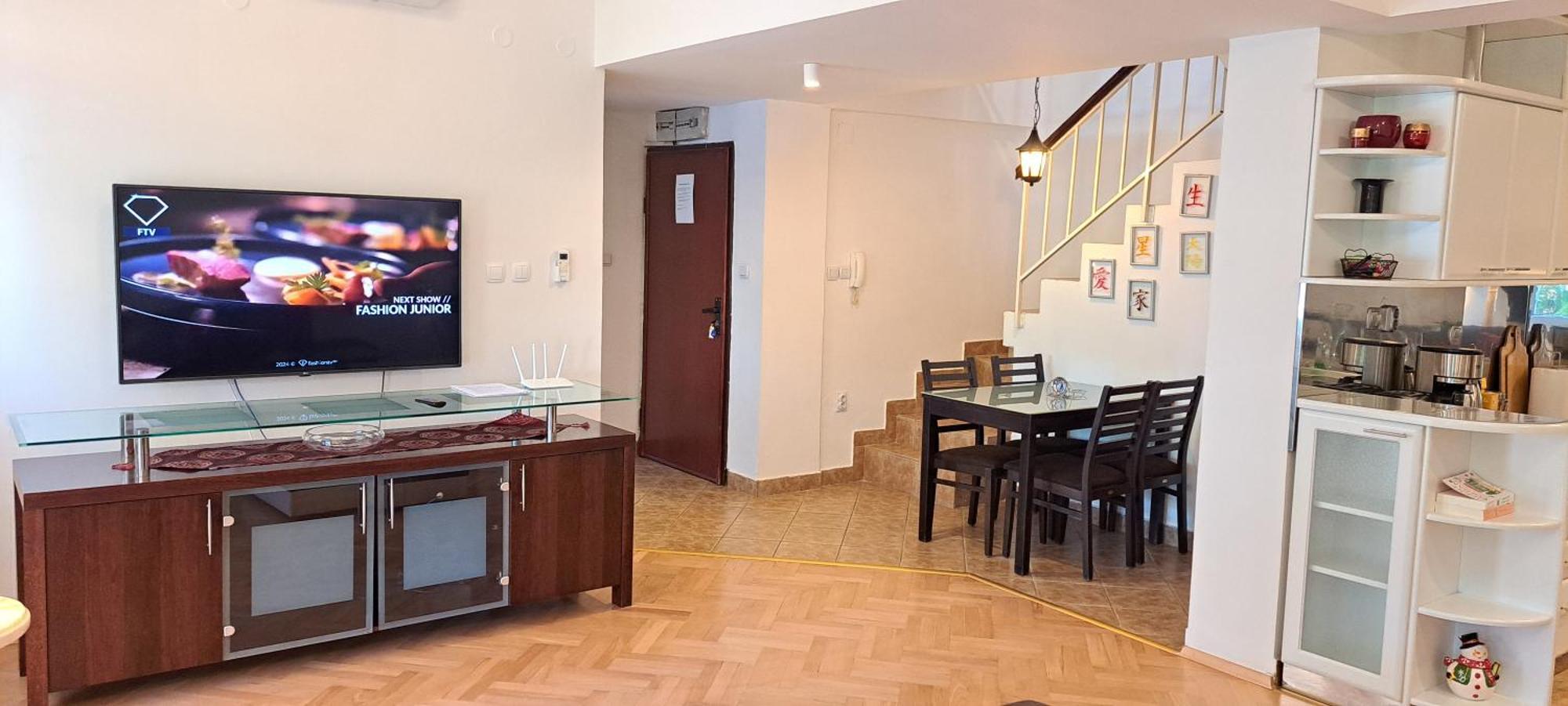 Central Skopje Duplex Apartment Eksteriør bilde
