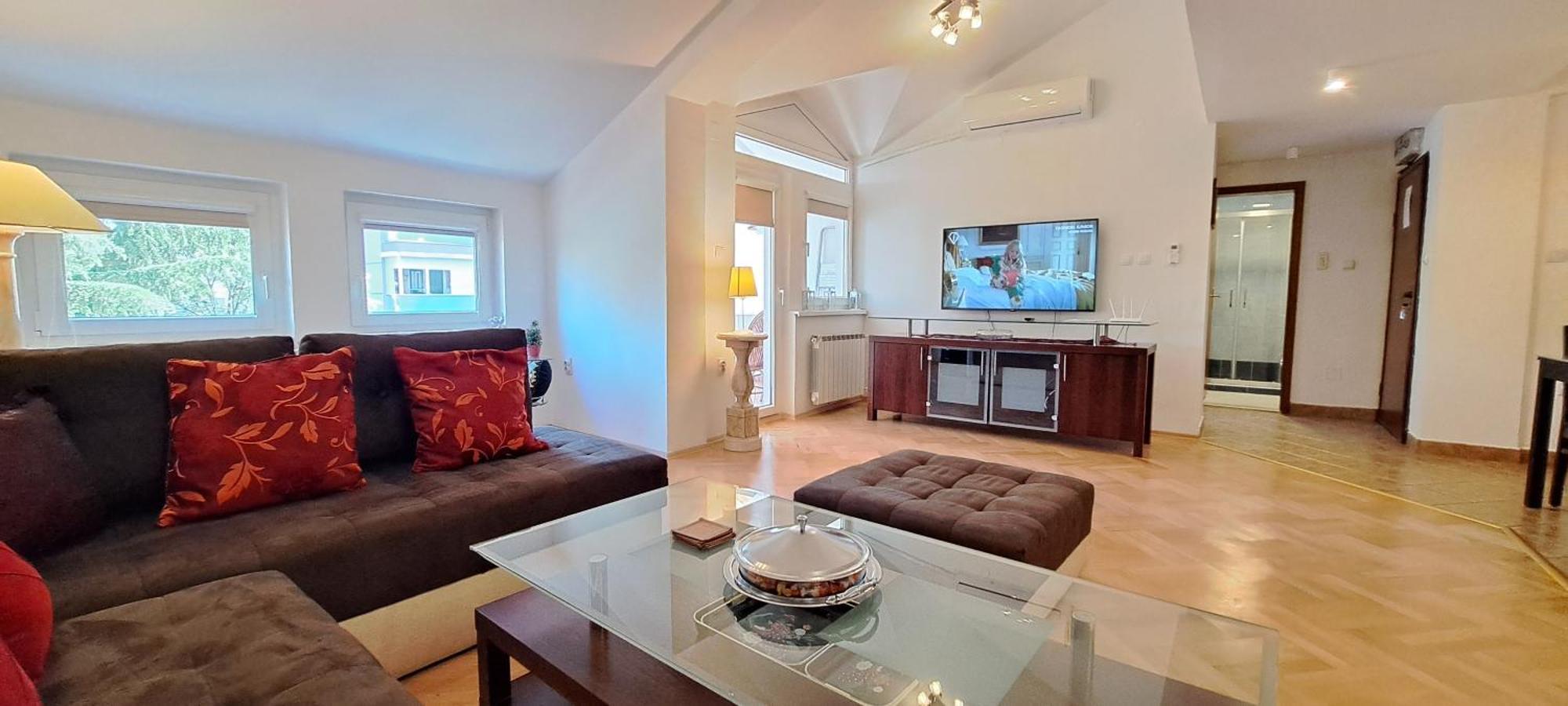 Central Skopje Duplex Apartment Eksteriør bilde